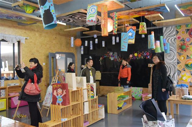 西安黄河幼儿园到棠外实验幼儿园交流访问国家社科基金课题实验园园级